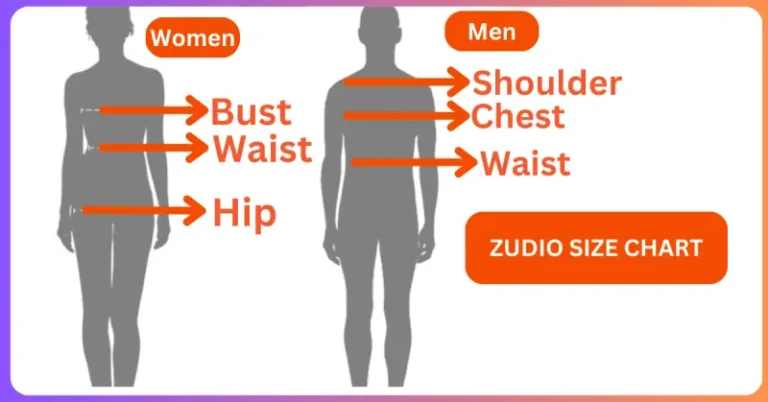 Size Chart zudio Details